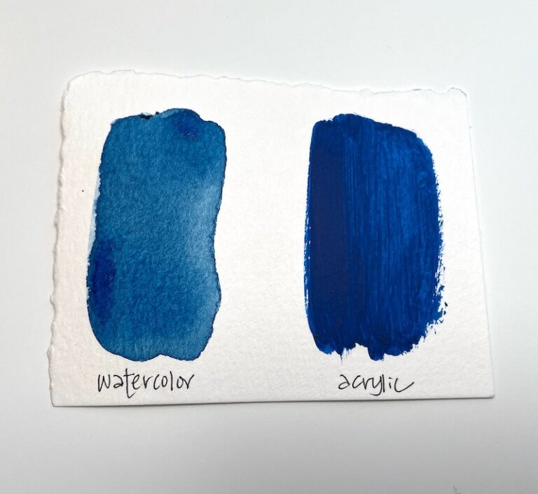 Painting 101: Understanding the Difference between Acrylics and Watercolors